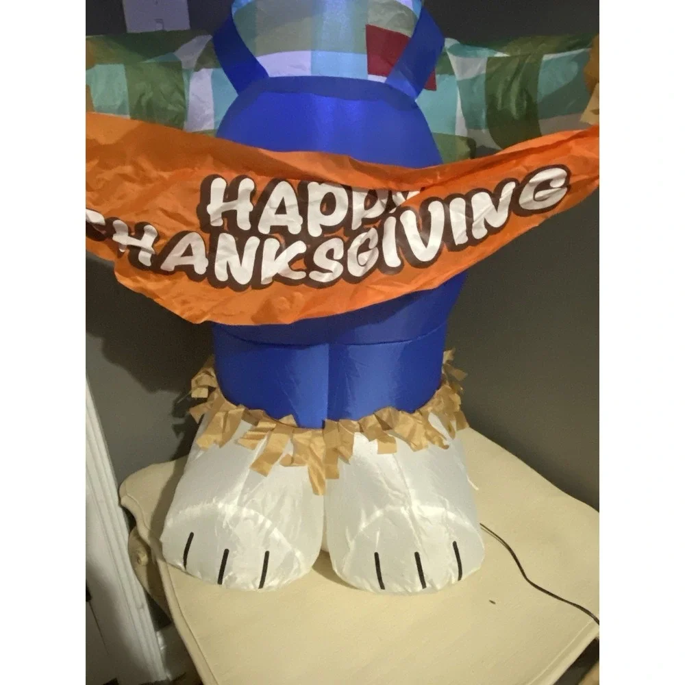 Gemmy Inflatables‎ Holiday G08 70445 Air Blown Snoopy As Scarecrow Peanuts NIB